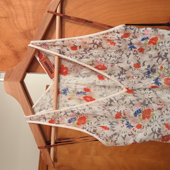Missoni Tops - Missoni NWT openwork floral knit tank